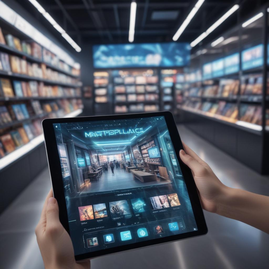 Платформа с электронными книгами и обменом внутриигровых предметов